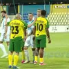 Momentul în care Tudor Băluță a reclamat actul de rasism al jucătorului de la Vitebsk / foto: capturi Digi Sport