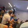 Brahim Diaz a fost întrerupt de doi jurnaliști care s-au lovit la conferință