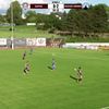 Faza prin care Rapid a redus diferența cu Slovan Liberec. Foto: Captură YouTube / @FCRapid1923