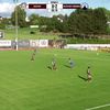 Faza prin care Rapid a redus diferența cu Slovan Liberec. Foto: Captură YouTube / @FCRapid1923