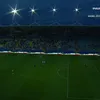 A căzut nocturna la meciul Dinamo Kiev - U Cluj FOTO Captură video Prima Sport 1