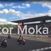 Steinmayr avea probleme cu motocicleta și a ridicat mâna pentru a le semnala, iar Rus a venit din spate și n-a mai putut evita impactul