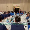 Kylian Mbappe, în capul mesei la aniversarea lui Franck Raviot (FOTO: captură video X / Equipe de France)