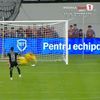 Penalty-ul ratat de Macalou în Supercupa României. Foto: captură Prima Sport 1