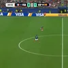 Accidentarea lui Saliba în meciul cu Spania. Foto: captură X/@bIuezoya