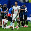 Jucătorii Angliei, dezamăgiți după semifinala pierdută în fața Argentinei. Foto: Imago