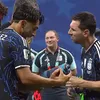 Argentinienii au găsit sticla lui Pickford cu indicații pentru penalty-uri. Foto: captură X/@AtaqueFutbolero