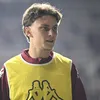 Andrei Șucu, fiul patronului Rapidului, la încălzire alături de jucătorii giuleșteni. Foto: Sport Pictures