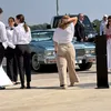 Ion Țiriac a venit la inaugurarea Sălii Nadia Comăneci, de la Otopeni, cu un Cadillac din anul notei de 10 perfecte  (foto: Iosif Popescu/GOLAZO.ro)