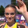 Carolina-Andreea Pungă, la Campionatele Europene de Atletism U18 (Foto: captură European Athletics)