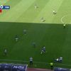 Universitatea Cluj a deschis scorul în meciul cu Farul, din prima etapă a Ligii 1, după o fază confuză de arbitraj. Foto: Captură Prima Sport