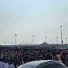 Haos la accesul pe stadion înainte de finala Cupei Mondiale. Foto: Captură „X”, @dana916