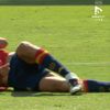 Enzo Fernandez este eliminat după ce vede al doilea galben pentru un fault dur asupra lui Cubarsi. Foto - captură Antena 1 (1).jpg