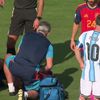 Jucătorii Argentinei au cerut eliminarea lui Marc Cucurella. Foto: captură DAZN