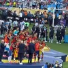 Jucătorii Argentinei le-au întors spatele spaniolilor la festivitatea de premiere după finala CM 2026 / Foto: captură X..jpg