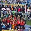 Jucătorii Argentinei le-au întors spatele spaniolilor la festivitatea de premiere după finala CM 2026 / Foto: captură X .jpg