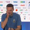 Lionel Scaloni, înecat în lacrimi la conferința de presă de la finalul meciului cu Spania Foto captură video X .jpg