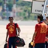 Campionii mondiali au aterizat la Madrid / foto: IMAGO + capturi video X/BBC, Marca, SkySports