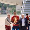 Campionii mondiali au aterizat la Madrid / foto: IMAGO + capturi video X/BBC, Marca, SkySports