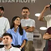 Sorana Cîrstea, prezentă pe Giulești la Rapid - Sepsi. Foto: Raed Krishan/GOLAZO.ro
