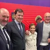 Maria, alături de jucători ai Spaniei (foto: Instagram)