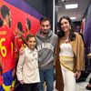 Maria, alături de jucători ai Spaniei (foto: Instagram)