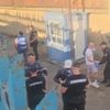 Fanii Craiovei, controlați la sânge înaintea meciului cu Levski Sofia FOTO Captură VIDEO fanatik.ro .jpeg
