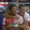 Golul reușit de Jayson Papeau în meciul cu Oțelul Galați. Foto: capturi Prima Sport