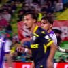 Ricardo Matos l-a lovit cu cotul pe Paul Papp și a fost eliminat. Foto: Captură Prima Sport