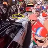 Einer Rubio a intrat în luneta mașinii și a fost nevoit să abandoneze dupa ce un spectator a cazut pe carosabil (3).jpg