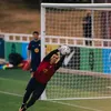 Primul antrenament al Barcelonei în cantonamentul din Anglia. Foto: Facebook/FC Barcelona