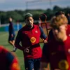 Primul antrenament al Barcelonei în cantonamentul din Anglia. Foto: Facebook/FC Barcelona