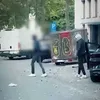 Mohammed Fuseini, jefuit în plină zi. Foto: capturi video X/Owuraku Ampofo