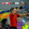 Eliminarea lui Daniel Tudor în Craiova - Levski. Foto: captură Prima Sport 1