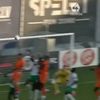 Golul marcat de Joao Paulo în minutul 58 al meciului Auda - FCSB. Foto: captură Tiesraide