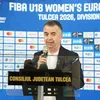 Sala Polivalentă din Tulcea a setat un nou record de asistență în ziua inaugurării (FOTO: Facebook @ Federația Română de Fotbal)