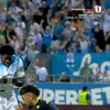 Gestul lui Steven Nsimba după al doilea gol marcat în U Craiova - Petrolul Foto captură video Prima Sport .jpeg