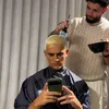 Gavi și-a vopsit părul roz după succesul de la CM 2026 / Foto: Instagram/sanrothebarber
