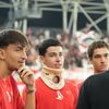 Jucătorii de la Dinamo 2, pe gazon înaintea fluierului de start / foto: Iosif Popescu/GOLAZO.ro