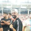 Jucătorii de la Dinamo 2, pe gazon înaintea fluierului de start / foto: Iosif Popescu/GOLAZO.ro