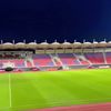 Stadionul „Eugen Popescu” din Târgoviște, pe 8 august 2026. Foto: Facebook/Cristian Daniel Stan