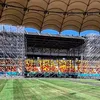 Gazonul de pe Arena Națională, la 3 luni după începerea evenimentelor / foto: capturi TikTok/Saga Festival