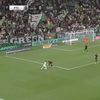 Golul marcat de Marius Corbu în turul meciului cu Gornik Zabrze. Foto: captură YouTube/@M4Sport-Hivatalos