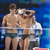 David Popovici, încălzire înainte de finala de 200m liber (FOTO: Raed Krishan / GOLAZO.ro)