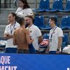 David Popovici, încălzire înainte de finala de 200m liber (FOTO: Raed Krishan / GOLAZO.ro)