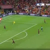 Primul gol marcat de Victor Osimhen în Galatasaray - Corum FK 2-2 (FOTO: captură Bein Sports)