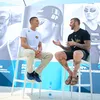 Kyle Chalmers l-a intervievat pe David Popovici (foto: Raed Krishan/GOLAZO.ro)