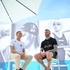 Kyle Chalmers l-a intervievat pe David Popovici (foto: Raed Krishan/GOLAZO.ro)