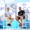 Kyle Chalmers l-a intervievat pe David Popovici (foto: Raed Krishan/GOLAZO.ro)