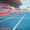 O dronă s-a prăbușit pe pistă și a întrerupt cursa de 100 m garduri din proba de heptatlon la Campionatele Europene de atletism Foto X .jpg